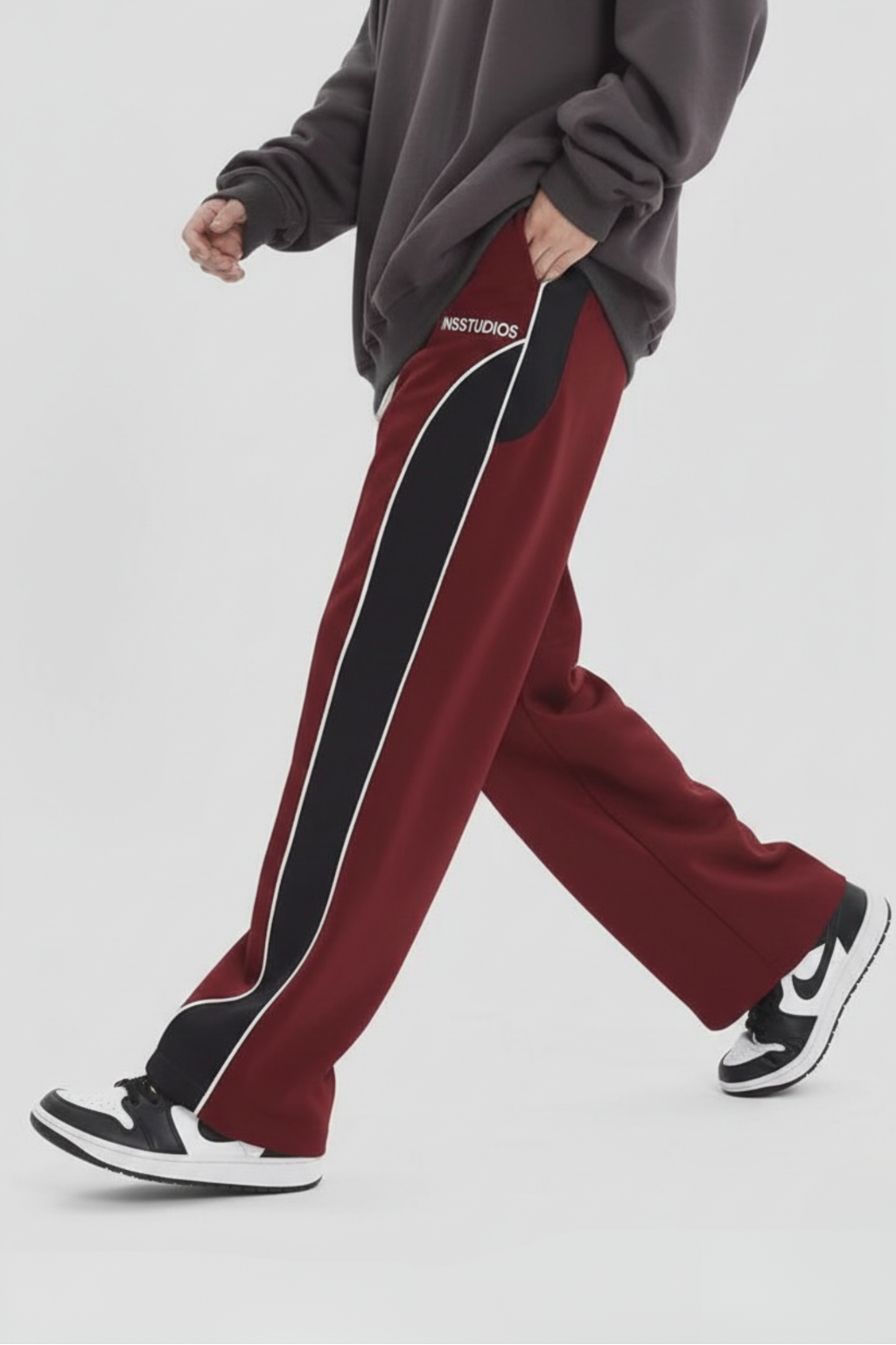 The Velocity Burgundy Racing Pant